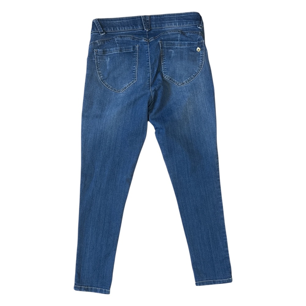 Democracy Jeans Women 6 Blue Excellent Ab solution Skinny High Rise Stretch - Picture 3 of 11